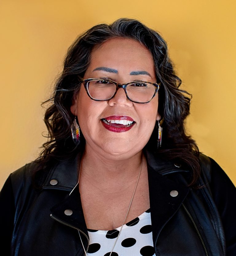 An image of PolicyWise Governance Committee Chair Cheryl Whiskeyjack.