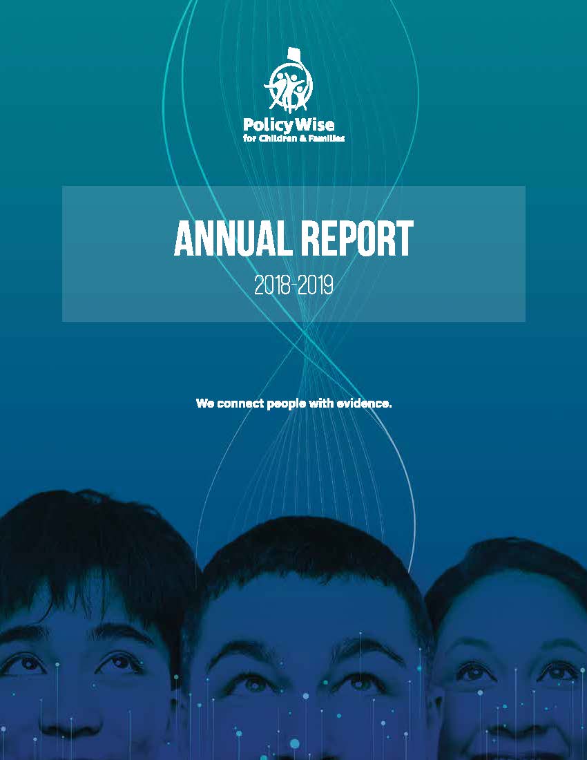 PolicyWise 2018-2019 Annual Report Cover