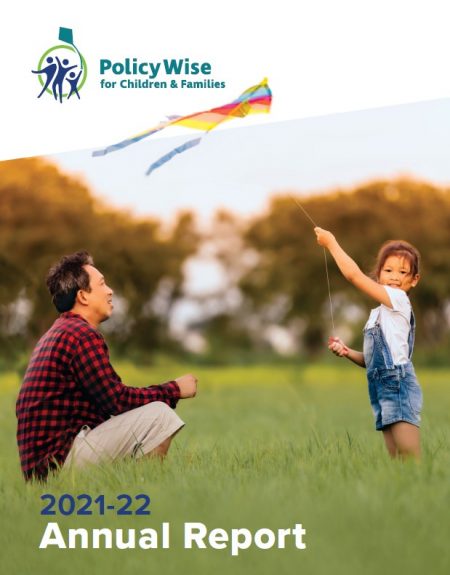 Cover to PolicyWise's 2021-2022 Annual Report